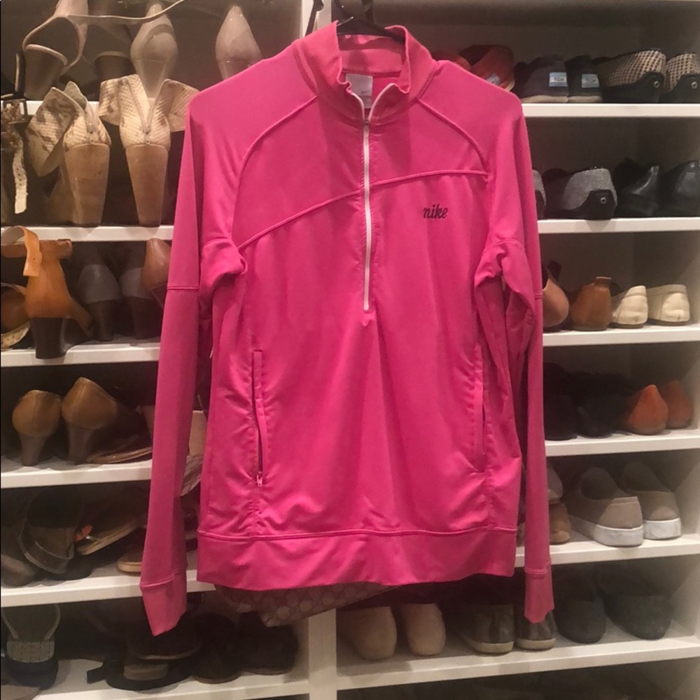 Pink Nike pullover M